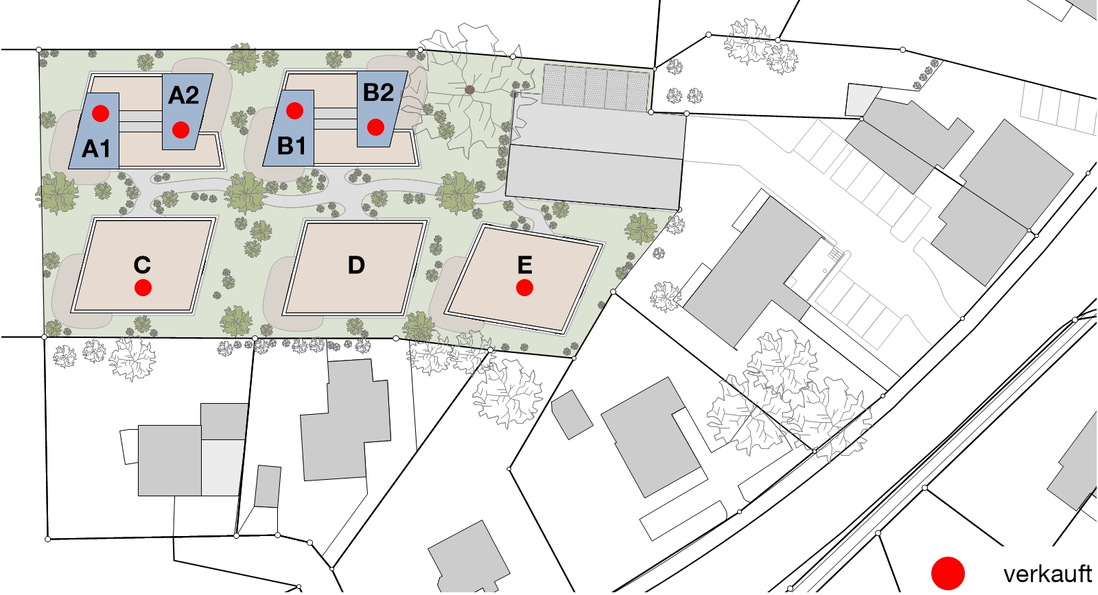 In der Siedlung Unterwald